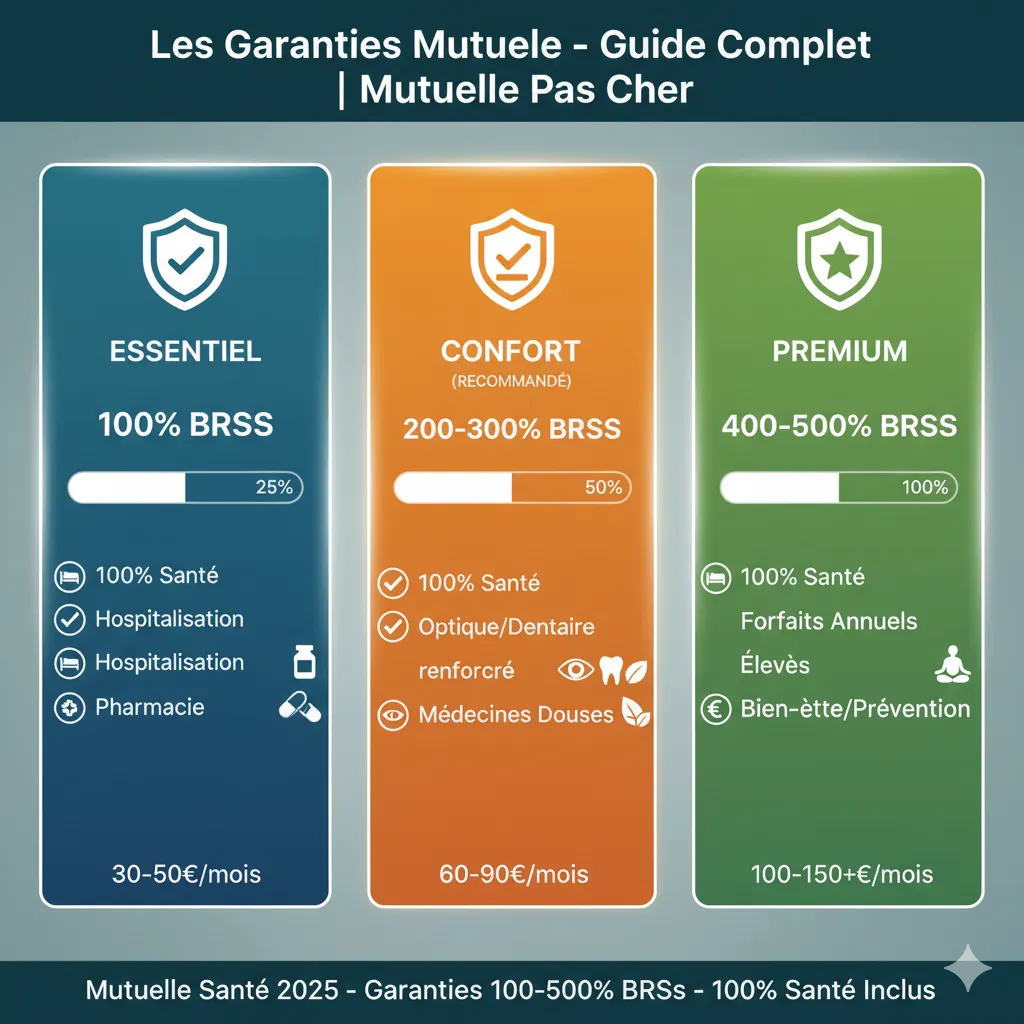 Les Garanties Mutuelle - Guide Complet | Mutuelle Pas Cher
