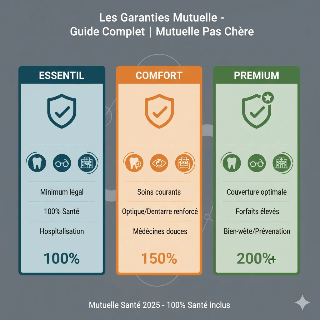 Les Garanties Mutuelle - Guide Complet | Mutuelle Pas Cher
