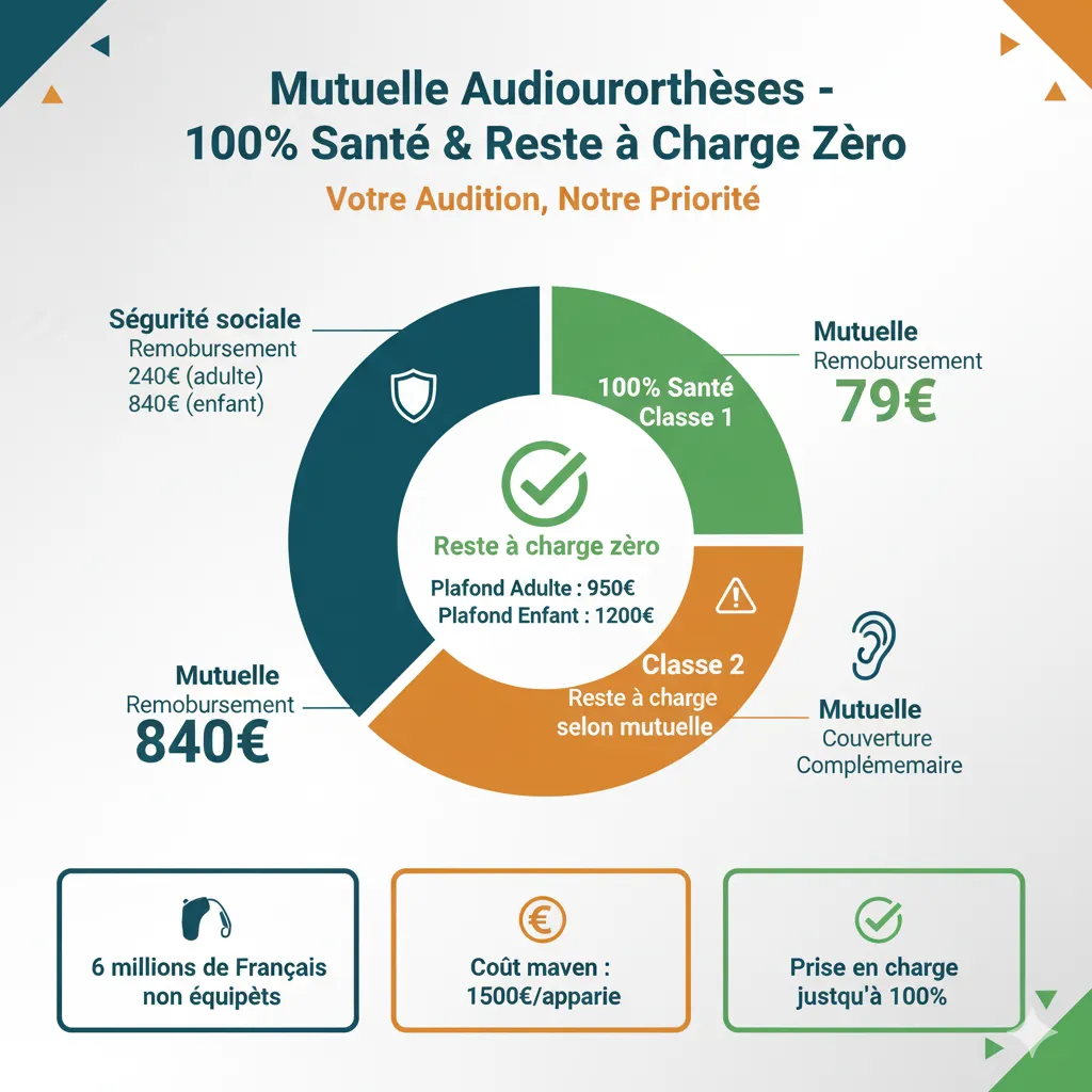 Mutuelle Audioprothèses - 100% Santé & Reste à Charge Zéro