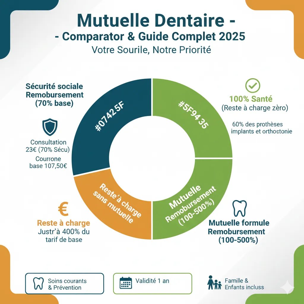 Mutuelle Dentaire - Comparateur & Guide Complet 2025