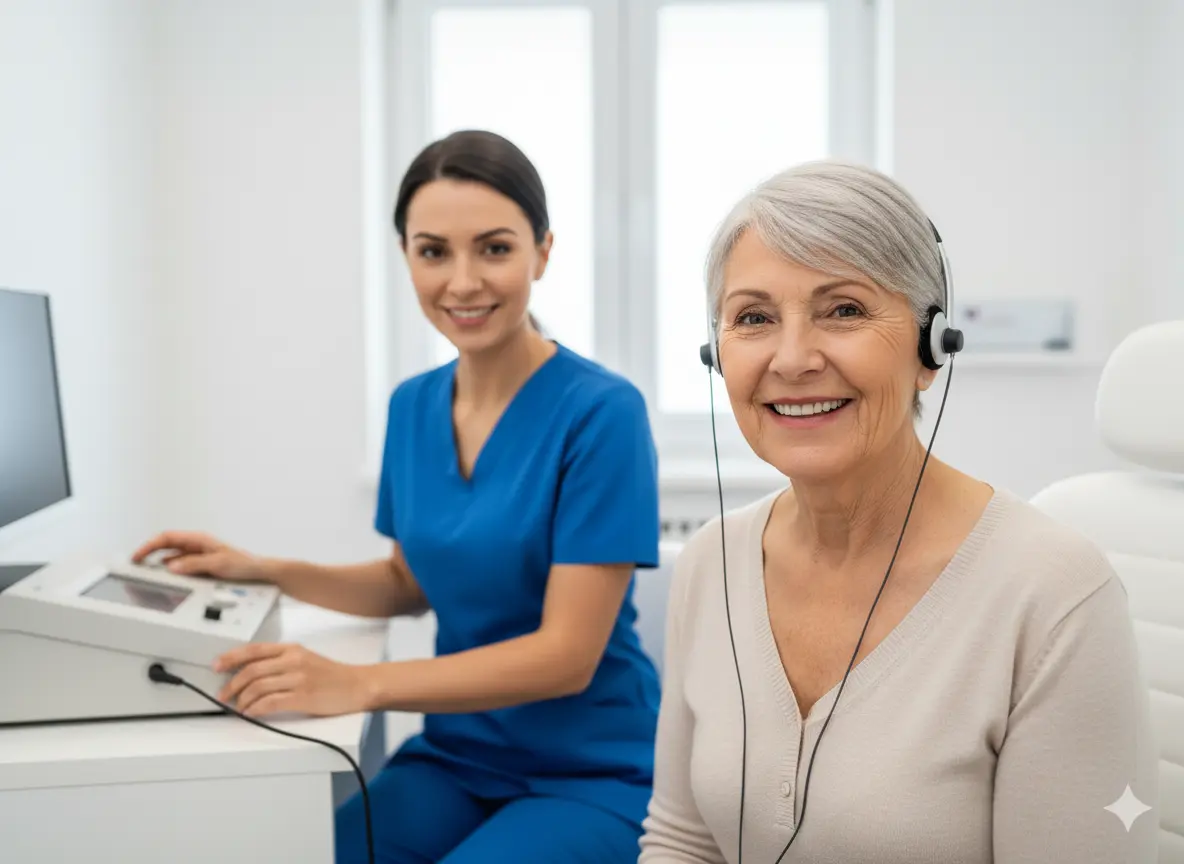 Senior actif avec audioprothèse - qualité de vie