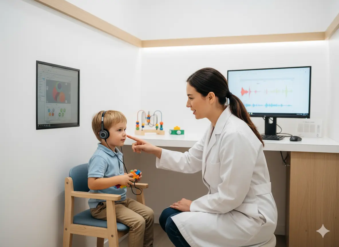 Enfant chez le médecin - garanties pédiatrie mutuelle famille