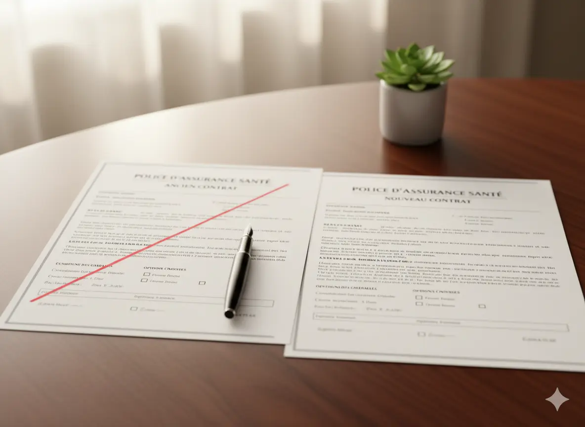 Nouveau contrat mutuelle - souscription en ligne