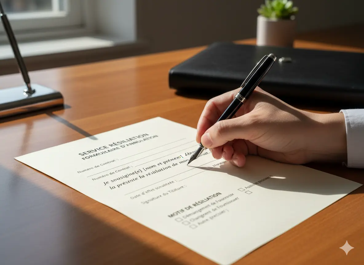 Lettre de résiliation mutuelle - courrier recommandé